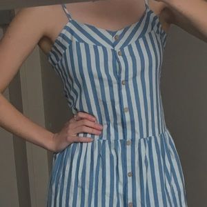 NWT Blue Striped Dress